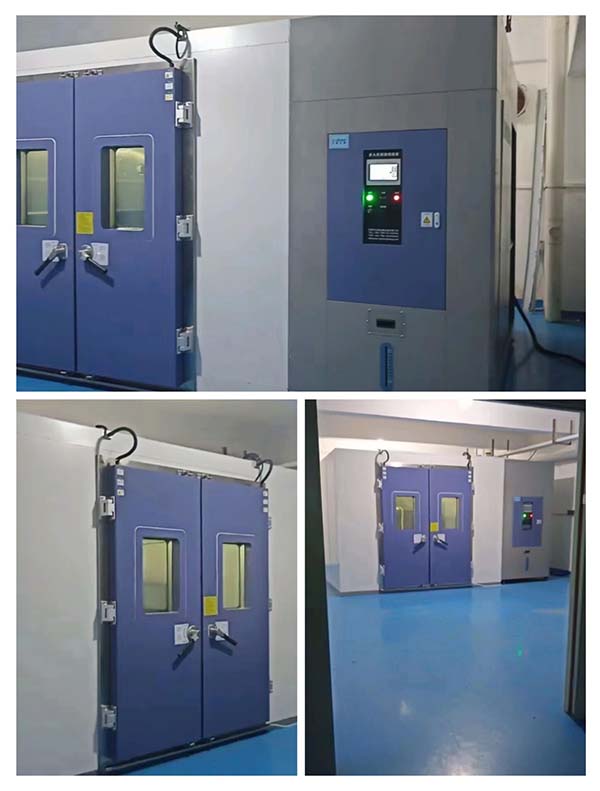 20立方步入式恒溫恒濕試驗(yàn)箱 客戶現(xiàn)場安裝調(diào)試交付完工，完成